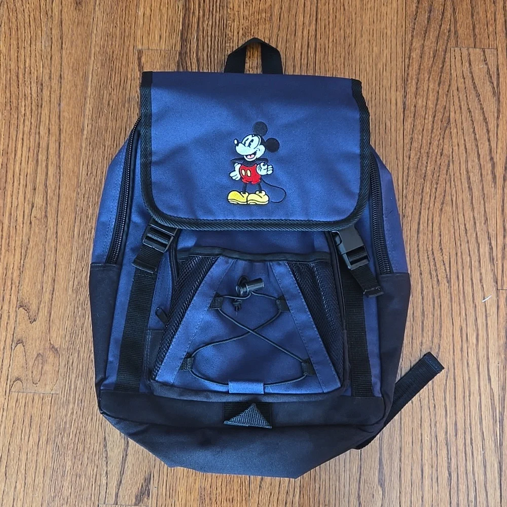 Walt Disney World Mickey Mouse Dark Navy Blue Shoulder School Play Backpack